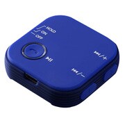 オーディオレシーバー Bluetooth4.1 クリップ付 ブルー GH-BHRC-BL