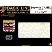 HGW132827 [ソッピース F.1 キャメル 布製シートベルト＋塗装マスクシール (ウィングナットウィングス用) 1/32 アクセサリーパーツ]