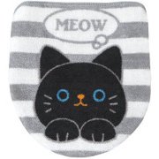 ねこのトイレフタカバー クロ ME236
