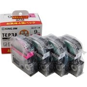 テプラPROテープ 4コパック P-SS9K-3PRY