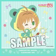 chipicco カードキャプターさくら クリアカード編 マイクロファイバーミニタオル さくら カエルVer. [縦200×横200mm]