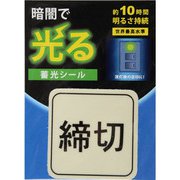 AF2007 [蓄光シール 締切 1枚]