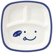 キッズ用食器 ノーティ スクエアランチプレート BL