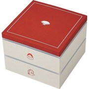 重箱 縁起もの 五寸二段重 おかめ・ひょっとこ (中子・シール付)