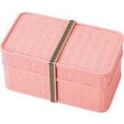 ラット2段ランチボックス PK [弁当箱]