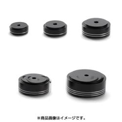 アルミ化粧足 インシュレーター ショットブラスト仕上 ブラック φ55×20mm 4個入 AFS55-20B