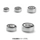 アルミ化粧足 インシュレーター ショットブラスト仕上 シルバー φ44×18mm 4個入 AFS44-18S