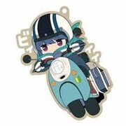 ゆるキャン△ きゃらいど リンonスクーター ラバーストラップ [約W61×H72mm]