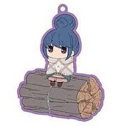 ゆるキャン△ きゃらいど リンon薪 ラバーストラップ [約W54×H72mm]