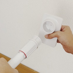 平安伸銅工業 突っ張り棒 極太強力タイプ 取付簡単 M ホワイト 耐荷重65～25kg 幅110～180cm OGP-110