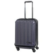 スーツケース フロントオープン 旅行日数目安：3～4泊 37L TSAロック搭載 機内持ち込み可 SK-0753-49 ネイビーカーボン