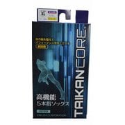 TAIKAN core 高機能5本指ソックス [ショート ホワイト XLサイズ(27～29cm)  靴下]