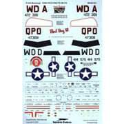 MS481221 [WW.II アメリカ軍 P-51D マスタングエース 1/48 デカール]