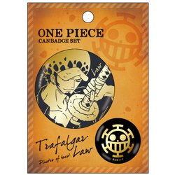 ONE PIECE ワンピース　トラファルガー・ロー　缶バッジセット