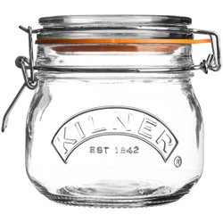 KILNER ラウンドクリップトップジャー 0.5L 38201800