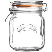 38202400 [KILNER スクエアクリップトップ スパイスジャー 1L]
