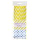 ペーパーストロー ドット YELLOW 24 62000800