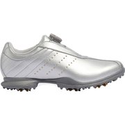 DRIVER BOA F33604 ソフトスパイクシューズ シルバーメタリック/ゴールドメタリック/ダークシルバーメタリック 25.0cm 幅EE レディス BOAダイヤル式 2018年モデル [ゴルフシューズ]