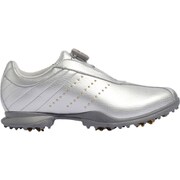 DRIVER BOA F33604 ソフトスパイクシューズ シルバーメタリック/ゴールドメタリック/ダークシルバーメタリック 23.5cm 幅EE レディス BOAダイヤル式 2018年モデル [ゴルフシューズ]