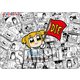 キャラクター万能ラバーマット ポプテピピック 「ソーシャルネットワーク」 [トレーディングカード用品]