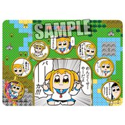 キャラクター万能ラバーマット ポプテピピック 「エモート」 [トレーディングカード用品]