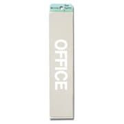 KS523-22 [プレート OFFICE ステンレス 50x230x1mm テープ付き]