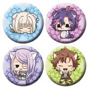 ダメプリ ANIME CARAVAN ネコメンズ缶バッジセット B [キャラクターグッズ]