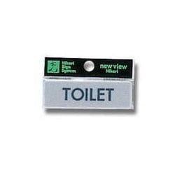 Y810-8 [プレート ヨコ型 TOILET 25x80x2mm テープ付き]