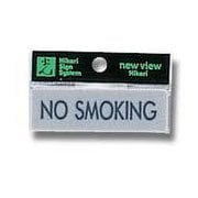 Y810-9 [プレート ヨコ型 NO SMOKING 25x80x2mm テープ付き]