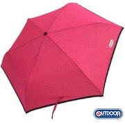 OUTDOOR 自動開閉折傘 54cm ピンク [折りたたみ傘]