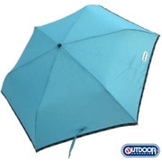 OUTDOOR 自動開閉折傘 54cm ブルー [折りたたみ傘]