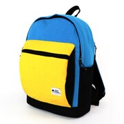G857363-10 イエローxターコイズ [スウェットみかづきリュック イエローxターコイズ]