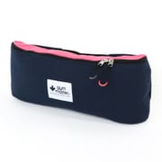 G857366-58 ネイビーxピンク [スウェットながいウエストポーチ ネイビーxピンク]