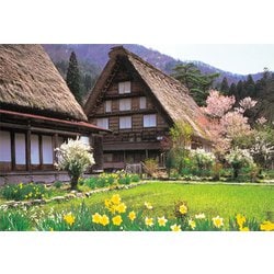 03-870 彩りの白川郷（岐阜） [ジグソーパズル 300ピース（完成サイズ:26×38cm）]