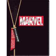 限定 MARVEL 10ポケットクリアファイル ジッパー 49224