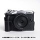 キヤノン EOS M6用 本革カメラハーフケース ブラック TPCHEOSM6BK