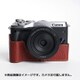 キヤノン EOS M6用 本革カメラハーフケース ブラウン TPCH-EOSM6BR