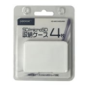 SDカードケース 4枚 ホワイト HD-MCCASE4WH