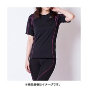 6434-0304 [リチャージ＋ ショートスリーブ レディース ブラック Mサイズ]