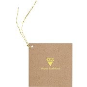 120×160mm Photo Gift Tag KF Brirthday ブーケ