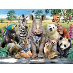 10009 [3Dパズル 野生の動物たち 500ピース]