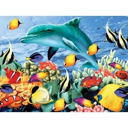 13529 [3Dパズル 魚がいっぱい 100ピース]