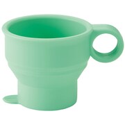 KSL1 [シリコーン製携帯ミニコップ シニア向け ベーシック 120ml パステルグリーン]