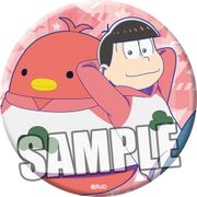 おそ松さん 缶バッジ ちゅんコレと一緒 Ver. おそ松 [直径75×厚さ4mm]