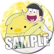 おそ松さん 缶バッジ ちゅんコレと一緒 Ver. 十四松 [直径75×厚さ4mm]