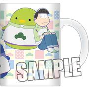 おそ松さん フルカラーマグカップ ちゅんコレと一緒 Ver. A (おそ松/カラ松/チョロ松) [直径82×高さ95mm]