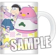 おそ松さん フルカラーマグカップ ちゅんコレと一緒 Ver. B (一松/十四松/トド松) [直径82×高さ95mm]