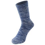 アクアチタンソックス アースモデル セミロング ブルー 25~27cm