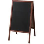 PBD110-1 [木製枠スタンドポスターパネル マーカー・チョーク兼用 1110x610x620mm]