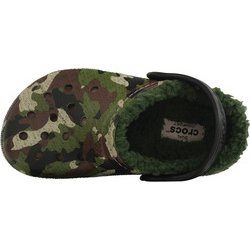 camo lined crocs